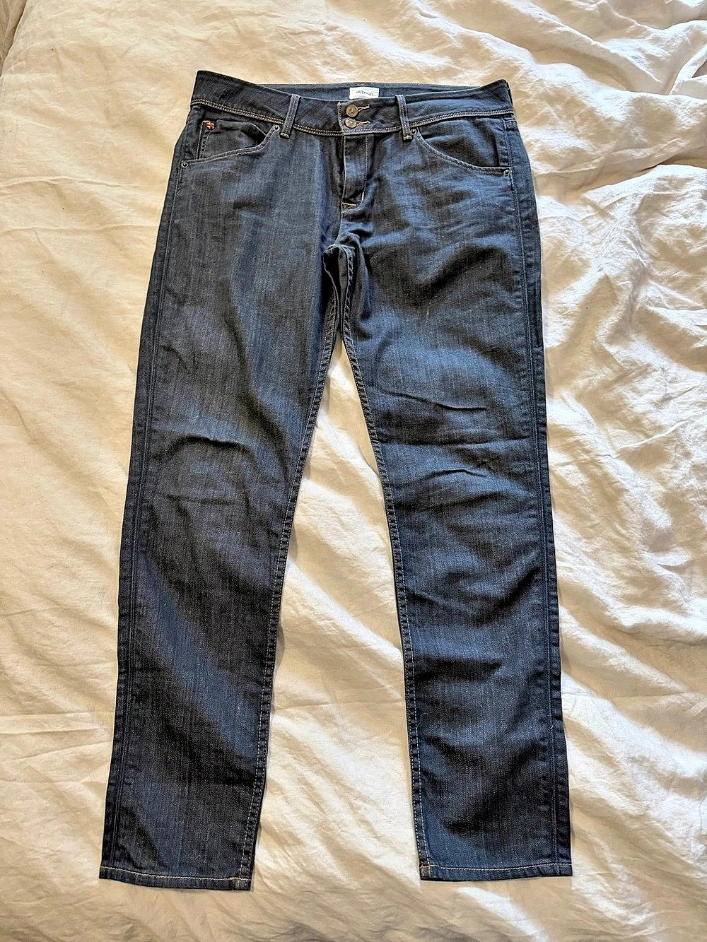 Hudson Straight Leg Jeans Waist 32 Blue